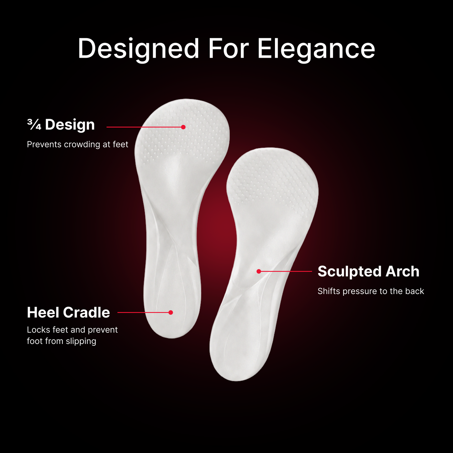 Elevare Weight-shifting High Heels Insert